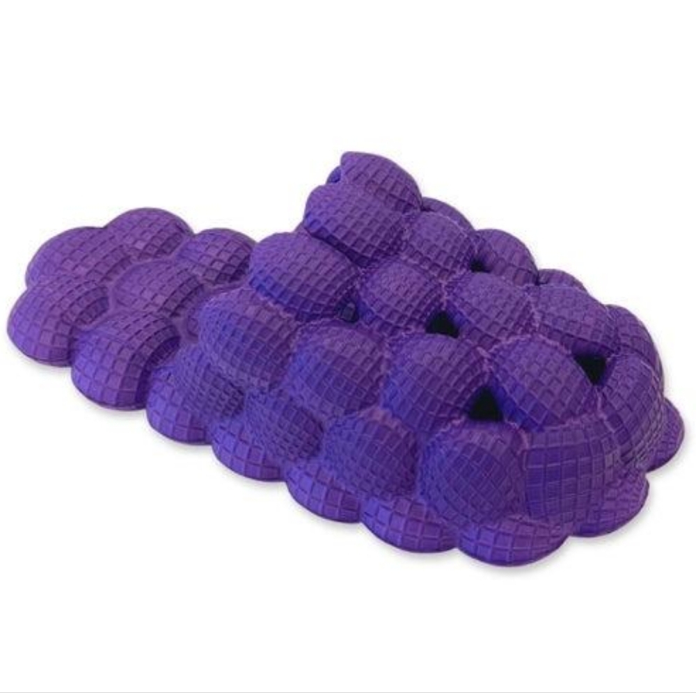 Purple Bubble Massage Slippers/Slides - Picture 2 of 9
